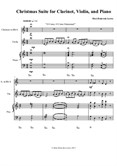 Christmas Suite for Clarinet, Violin and piano