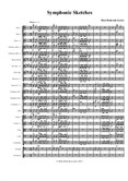 Symphonic Sketches: Symphony orchestra plus 2 alto and 1 tenor saxophones