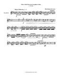 Three Little Pieces for Saxophone Alone